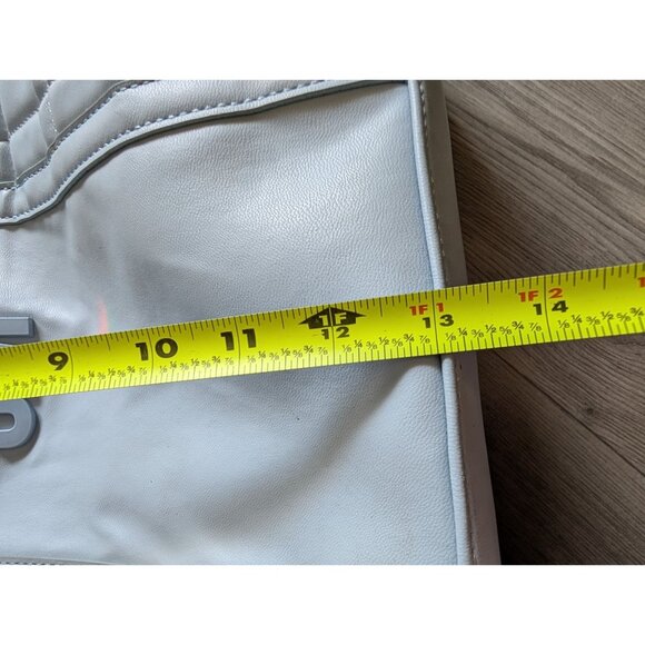 Steve Madden Quilted Light Ice Blue Tote Bag With Round Coin Pouch - Picture 4 of 10